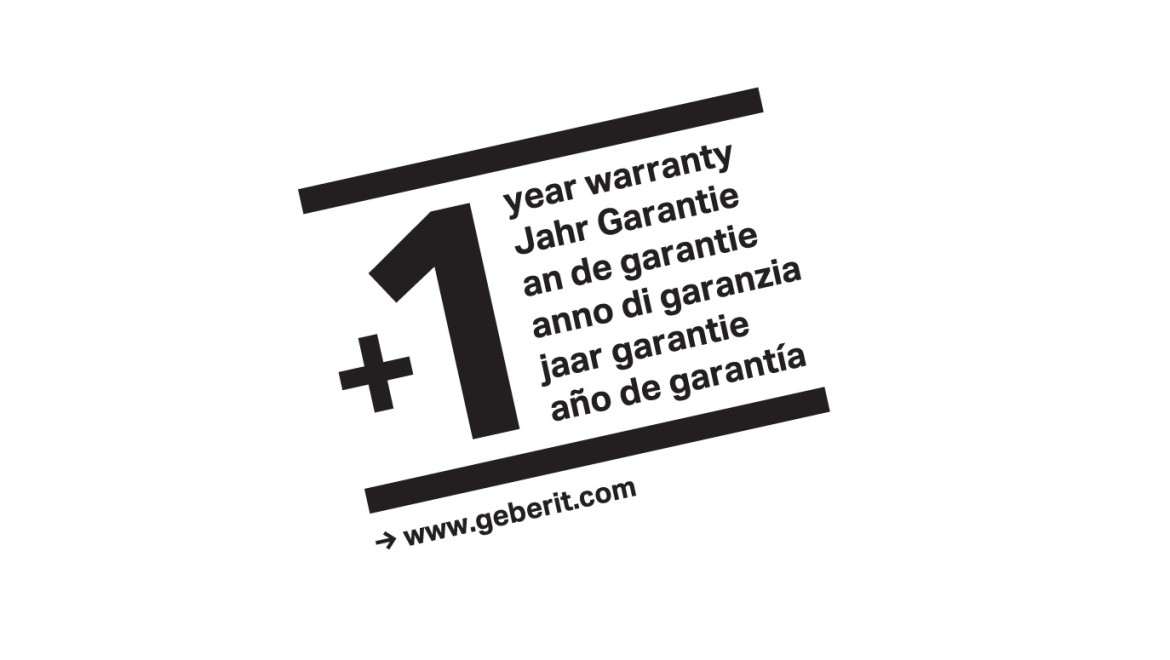 Logo garanzia Geberit AquaClean