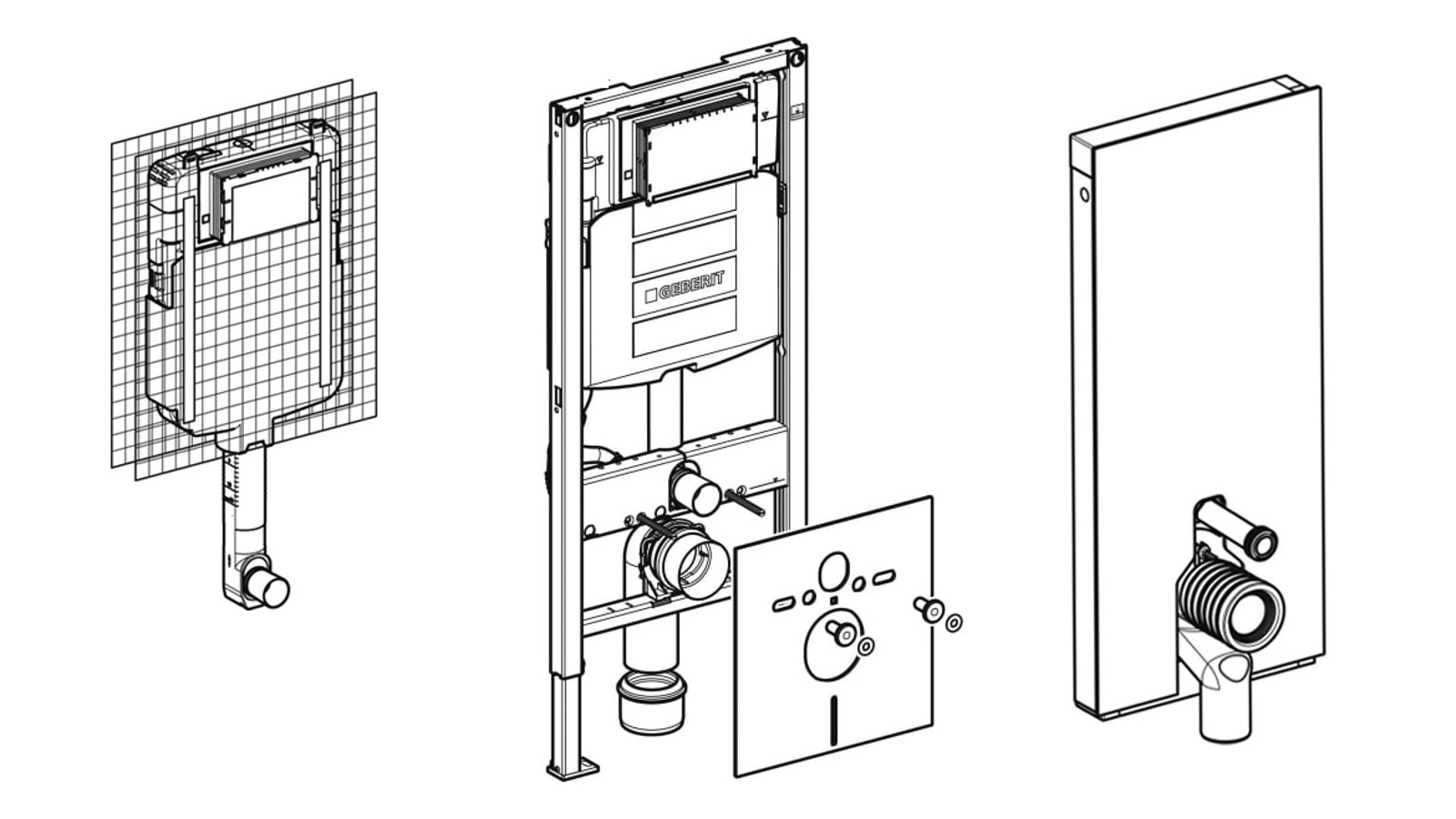 Risparmio idrico con le cassette e moduli da incasso Geberit