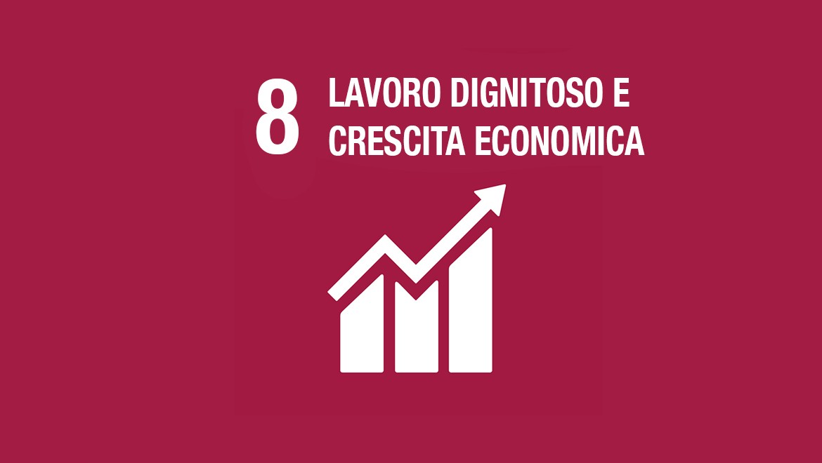 Obiettivo 8 delle Nazioni Unite "Lavoro dignitoso e crescita economica"
