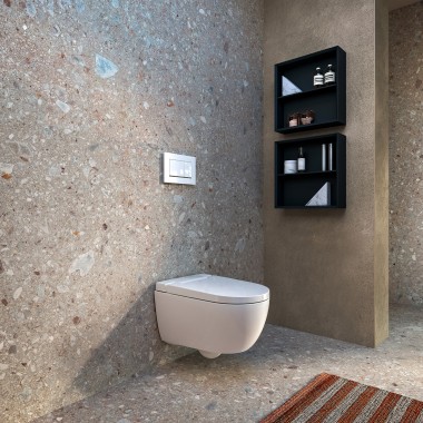 Bagno con Geberit AquaClean Alba Bagno con Geberit AquaClean Alba