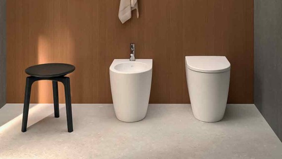 Bagno Geberit con WC e bidet Geberit iCon Bagno Geberit con WC e bidet Geberit iCon