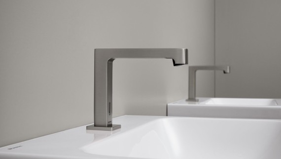 Rubinetto per lavabo senza contatto: Geberit Brenta Rubinetto per lavabo senza contatto: Geberit Brenta