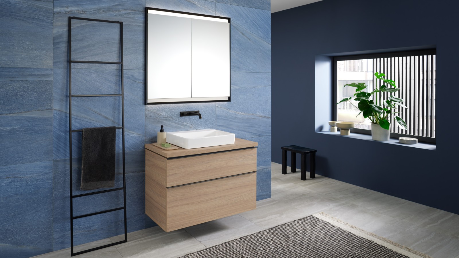 Area lavabo Geberit Mix & Match con cassetto inserto Area lavabo Geberit Mix & Match con cassetto inserto