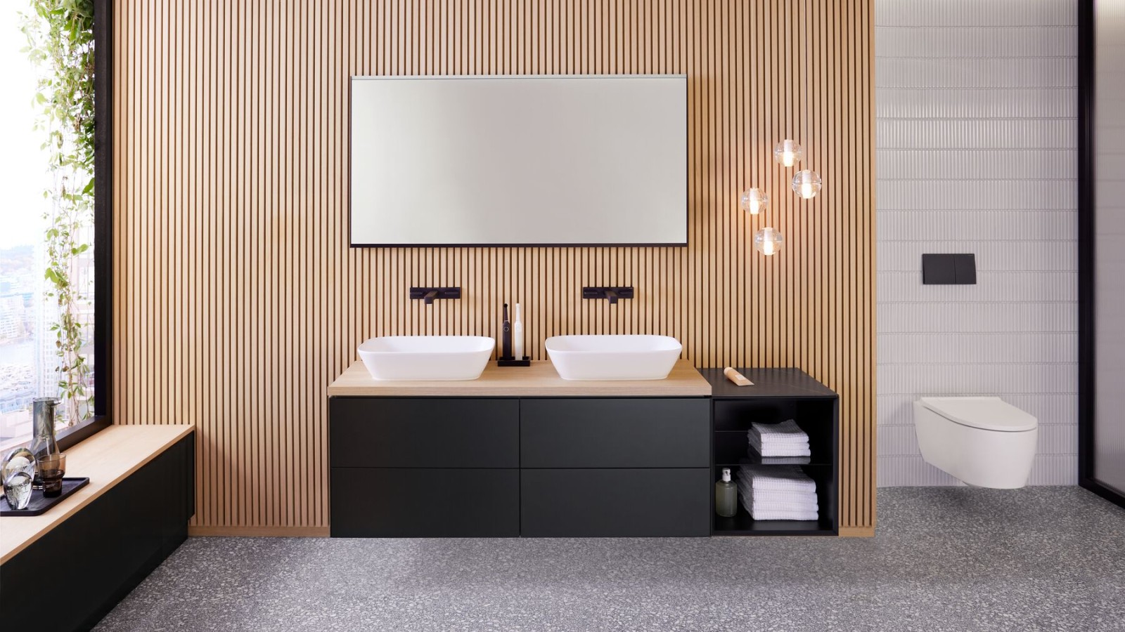 Lavabo doppio Geberit ONE Lavabo doppio Geberit ONE