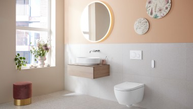 Bagno con vaso bidet Geberit AquaClean Alba Bagno con vaso bidet Geberit AquaClean Alba