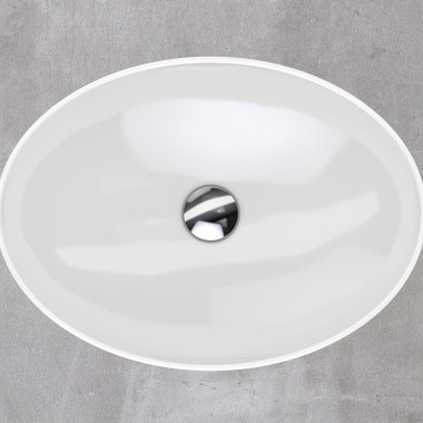 Variform lavabo ovale