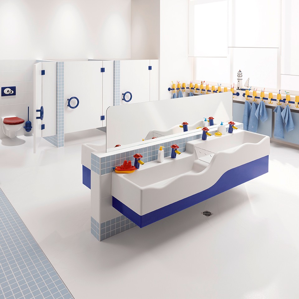 Serie di bagni completi Geberit Bambini a misura di bambino Serie di bagni completi Geberit Bambini a misura di bambino
