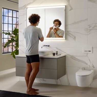 Illuminazione non abbagliante: per l’uso quotidiano del bagno. Illuminazione non abbagliante: per l’uso quotidiano del bagno.