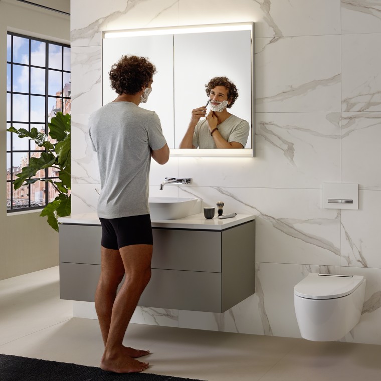 Illuminazione non abbagliante: per l’uso quotidiano del bagno. Illuminazione non abbagliante: per l’uso quotidiano del bagno.