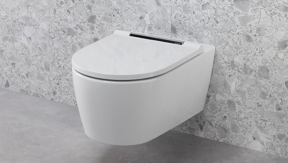 WC sospeso della serie Geberit ONE (© Geberit)