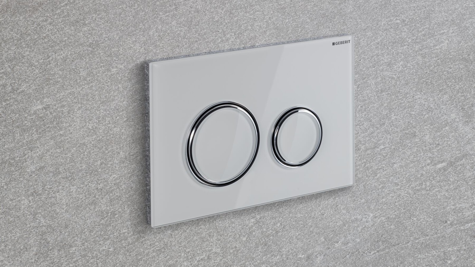Geberit Sigma21 in vetro bianco Geberit Sigma21 in vetro bianco