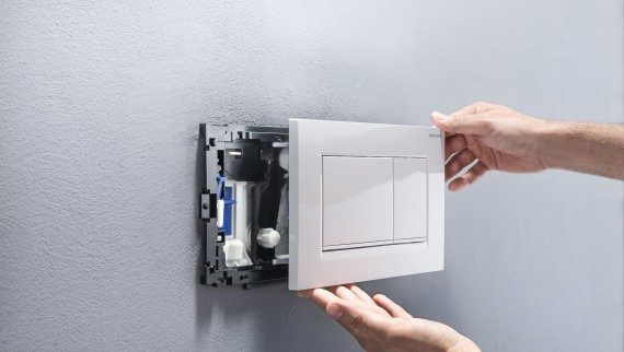 Geberit Sigma20 Square (© Geberit) Geberit Sigma20 Square (© Geberit)