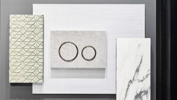 Placca di comando Sigma21 con anelli cromati Placca di comando Sigma21 con anelli cromati