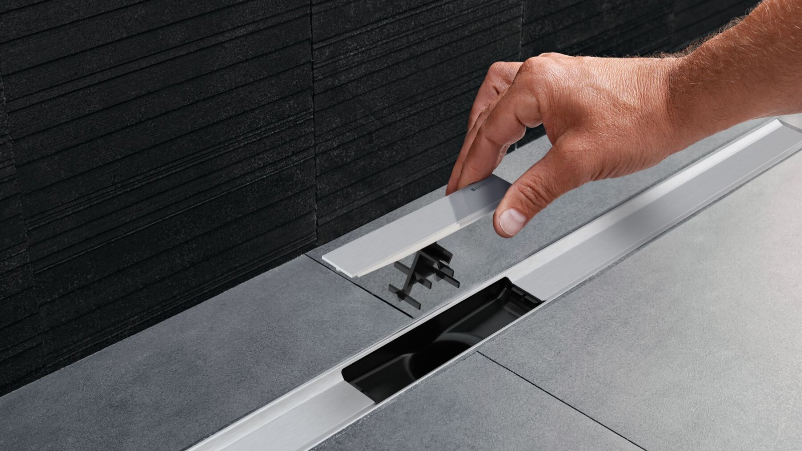 Geberit CleanLine con inserto a pettine Geberit CleanLine con inserto a pettine