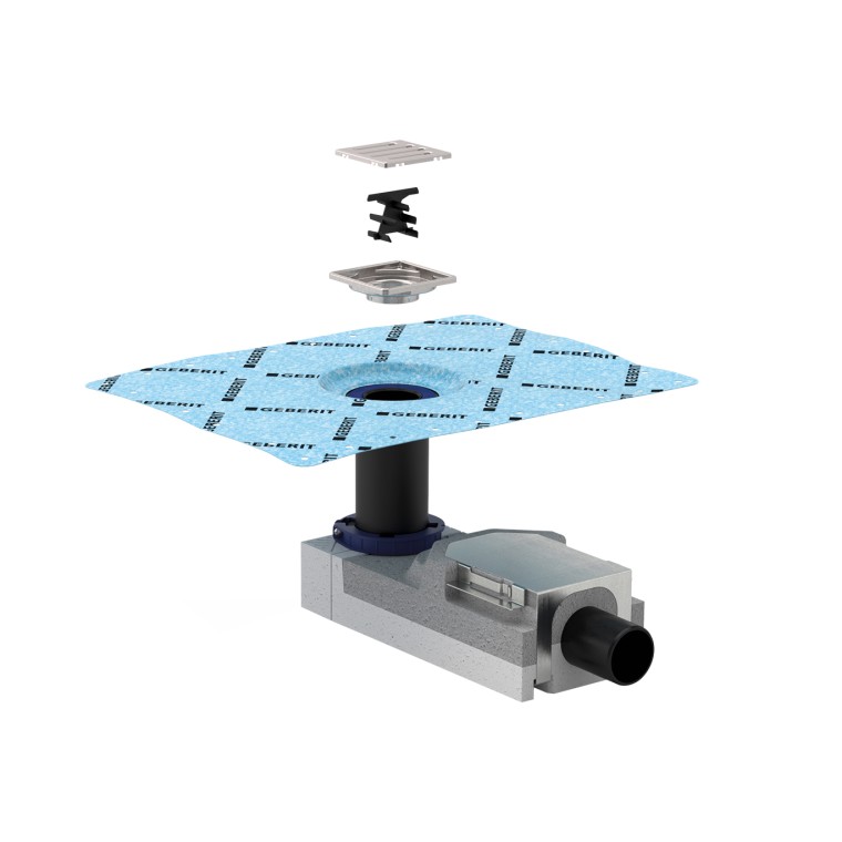 Scarico doccia a filo pavimento. Scarico doccia a filo pavimento.