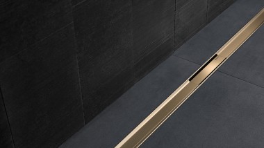Canaletta per doccia CleanLine colore champagne Canaletta per doccia CleanLine colore champagne