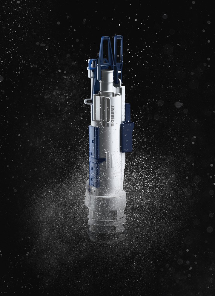 Batteria di scarico Geberit 212 (© Geberit) Batteria di scarico Geberit 212 (© Geberit)