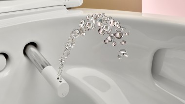 Geberit AquaClean, vaso bidet con Whirlspray