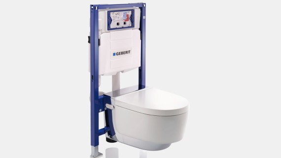 Elemento per WC sospeso Geberit Duofix con Geberit AquaClean Mera Elemento per WC sospeso Geberit Duofix con Geberit AquaClean Mera