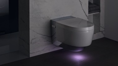 Geberit AquaClean Mera cromato con luce di cortesia