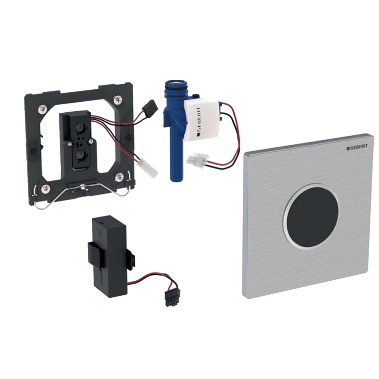 Comandi di risciacquo senza contatto per orinatoi con funzionamento a batteria Comandi di risciacquo senza contatto per orinatoi con funzionamento a batteria