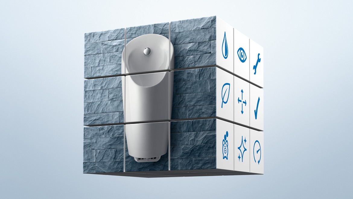 Valvola Orinatoio Touchless Automatica - Intelligente, A Batteria, Per WC Pubblici E Domestici