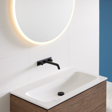 Lavabo da bagno Geberit iCon Mix & Match con mobile sottolavabo Geberit ONE