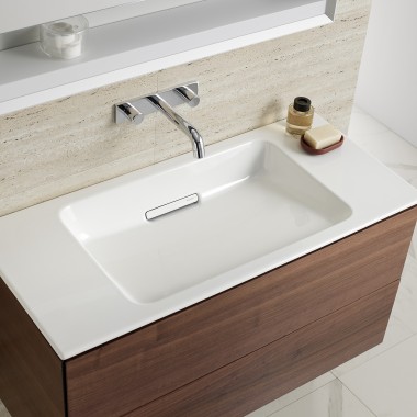 Lavabo Geberit ONE slim con mobile sottolavabo