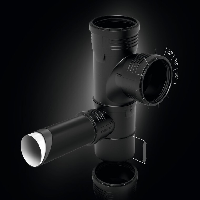 Raccordo speciale Geberit Silent-PP Raccordo speciale Geberit Silent-PP