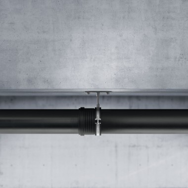 Tubo Geberit Silent-PP installato Tubo Geberit Silent-PP installato