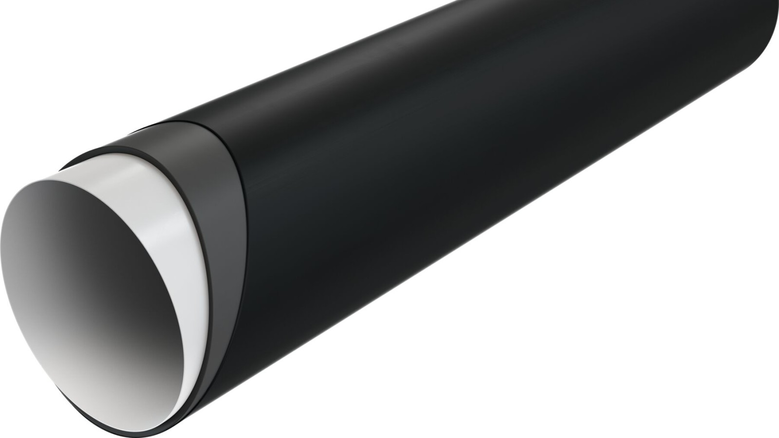 Sezione trasversale di un tubo Silent-PP stratificato Sezione trasversale di un tubo Silent-PP stratificato