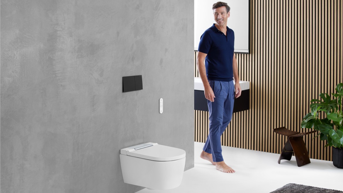 Bagno con Geberit AquaClean Bagno con Geberit AquaClean