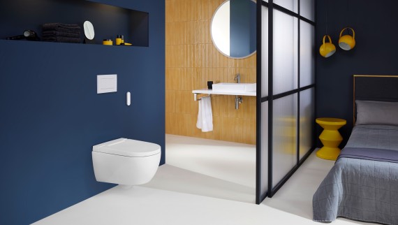 Geberit AquaClean Alba con telecomando Sigma30 Geberit AquaClean Alba con telecomando Sigma30