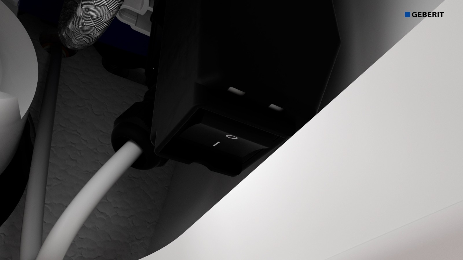 Geberit AquaClean Alba tasto accensione Geberit AquaClean Alba tasto accensione