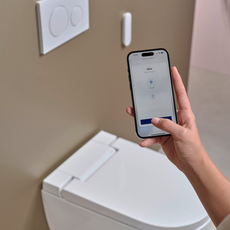 Geberit AquaClean con l’app Geberit Home Geberit AquaClean con l’app Geberit Home