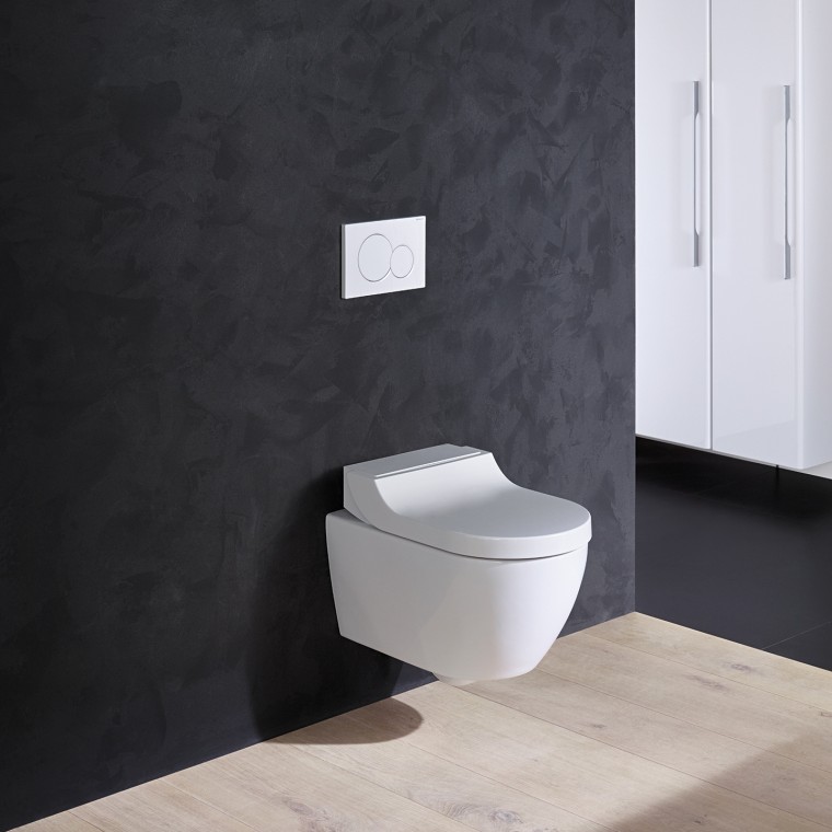 Vaso bidet Geberit AquaClean Tuma con tappo per piletta bianco Vaso bidet Geberit AquaClean Tuma con tappo per piletta bianco