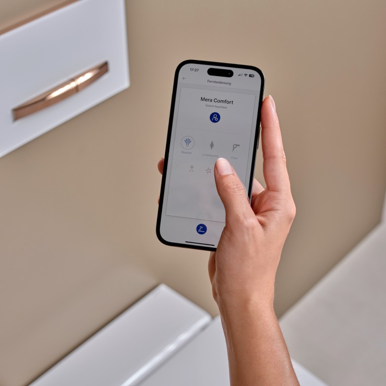 Geberit AquaClean con l’app Geberit Home Geberit AquaClean con l’app Geberit Home