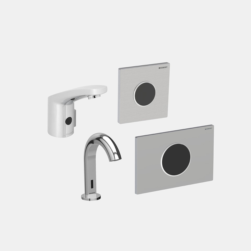 Diversi prodotti Geberit (© Geberit) Diversi prodotti Geberit (© Geberit)