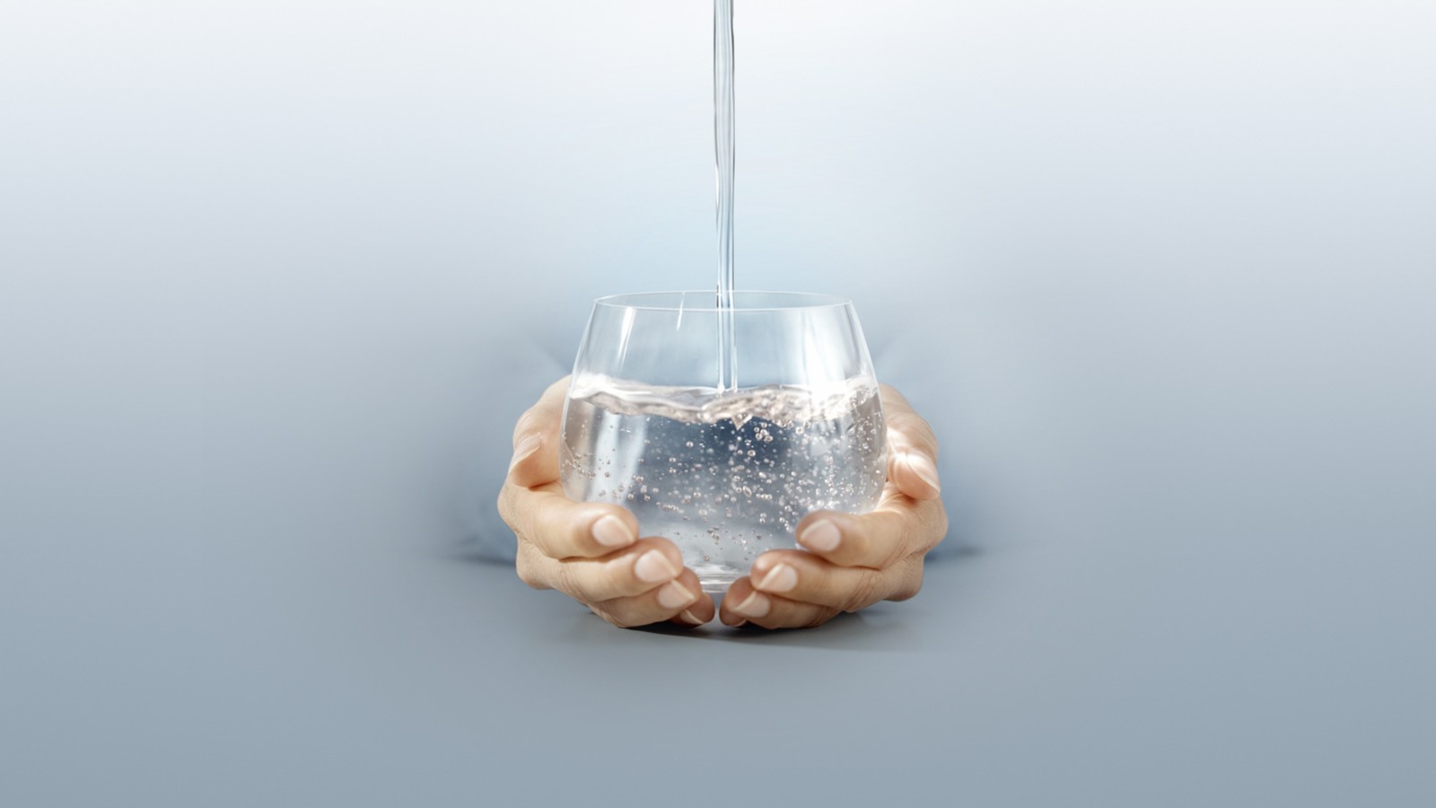 Acqua potabile pulita