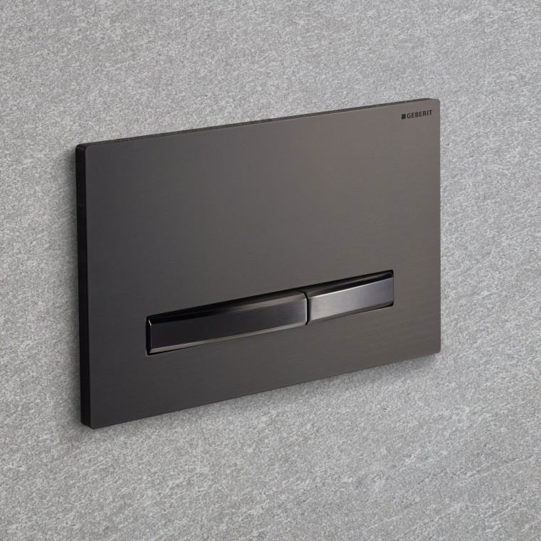 Geberit Sigma50 square nero cromo Geberit Sigma50 square nero cromo