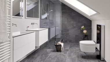 Bagno nel sottotetto