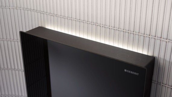 Geberit Monolith Plus con illuminazione ambiente a LED Geberit Monolith Plus con illuminazione ambiente a LED