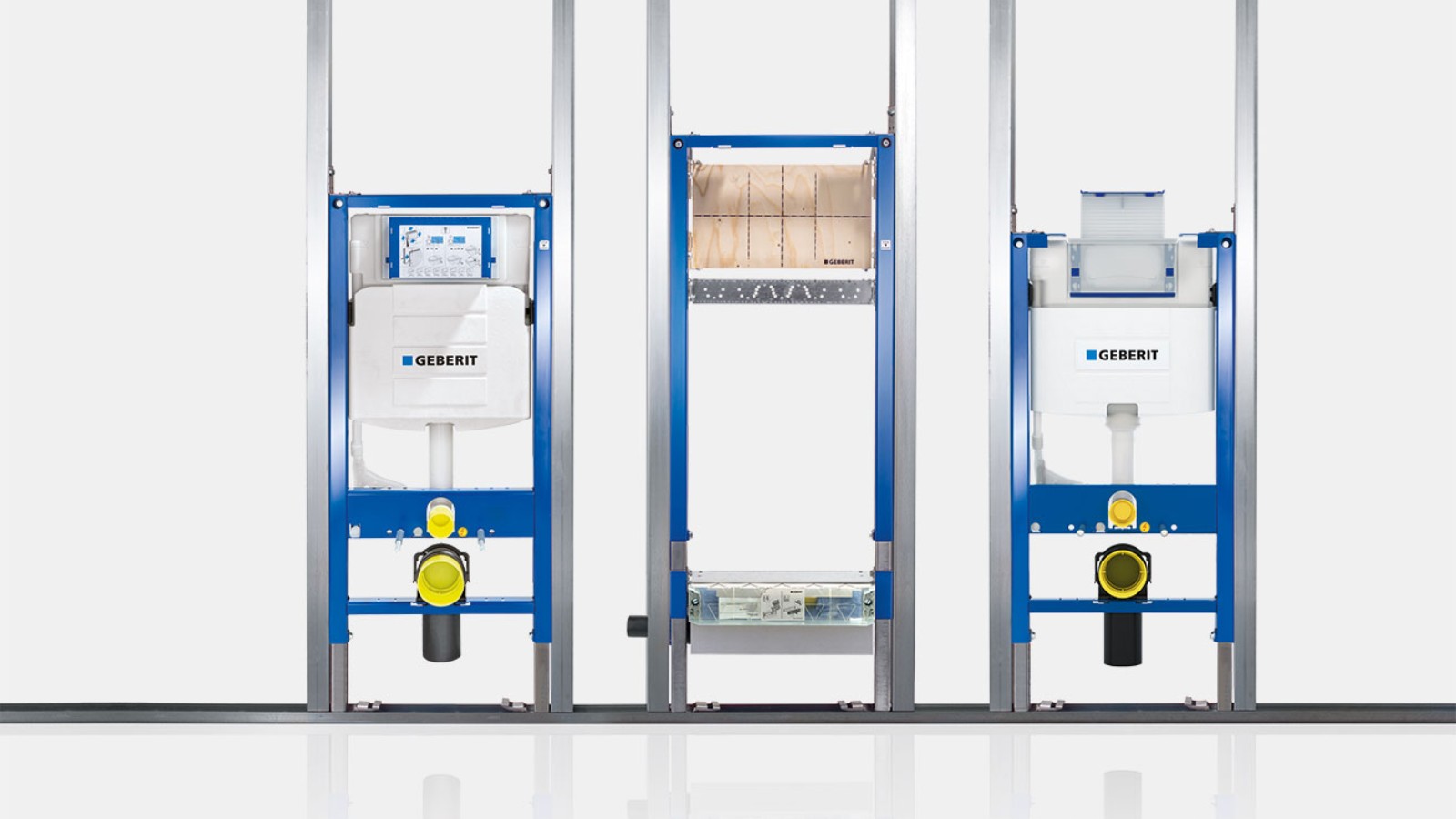 Modulo d’installazione Geberit Duofix, il talento universale per elementi idrosanitari nella costruzione leggera in cartongesso