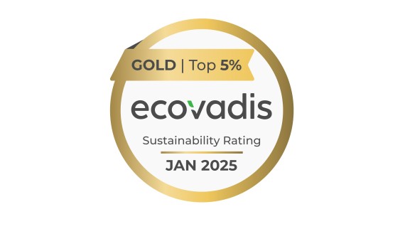 IMedaglia Gold di EcoVadis per la gestione sostenibile di Geberit (© Geberit) IMedaglia Gold di EcoVadis per la gestione sostenibile di Geberit (© Geberit)