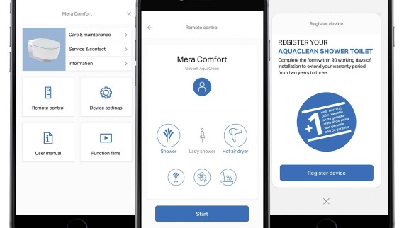 App Geberit Home App Geberit Home