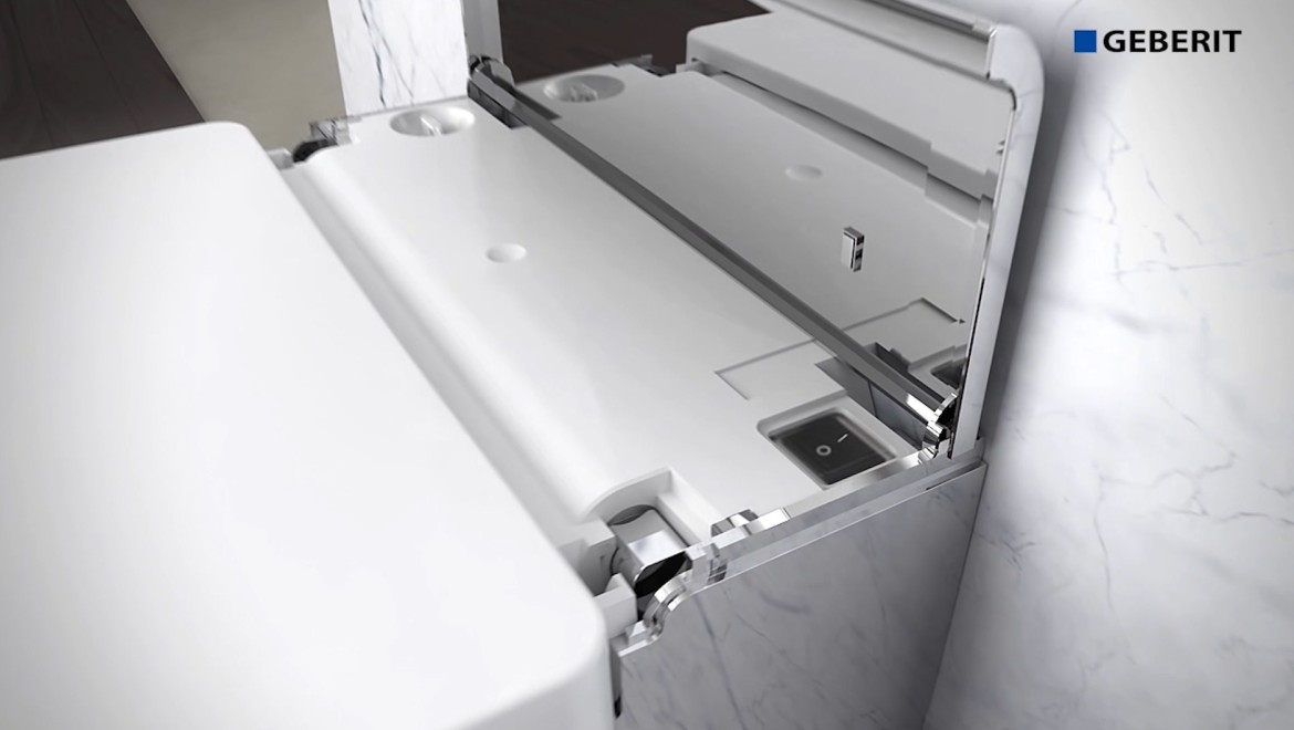Geberit AquaClean Mera: accensione