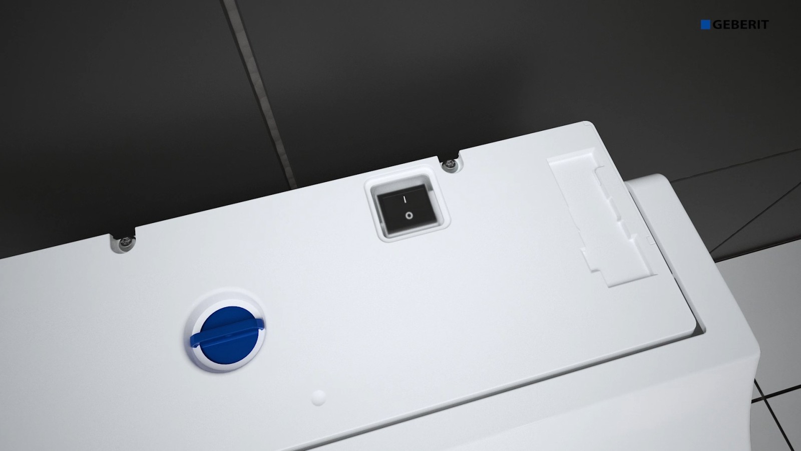 Geberit AquaClean Tuma Classic: accensione Geberit AquaClean Tuma Classic: accensione