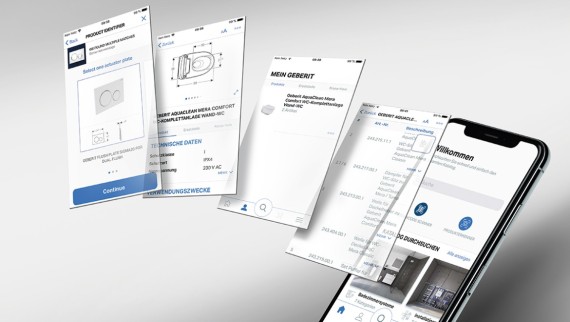 Identifica la tua cassetta di risciacquo ad incasso con l’app Geberit Pro e ordina in pochissimo tempo i pezzi di ricambio giusti. Identifica la tua cassetta di risciacquo ad incasso con l’app Geberit Pro e ordina in pochissimo tempo i pezzi di ricambio giusti.
