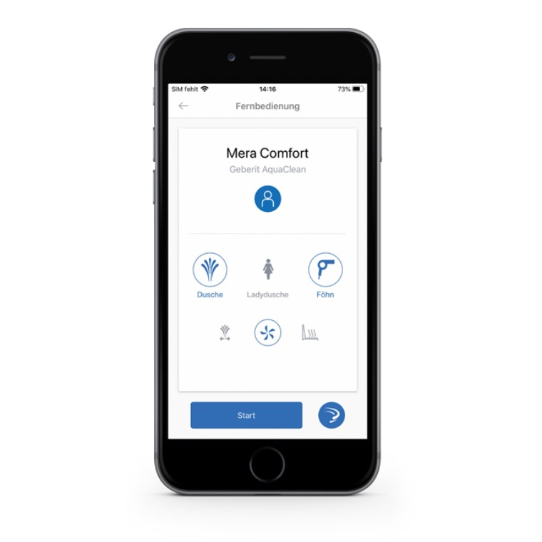 App Geberit Home per attivare le funzioni App Geberit Home per attivare le funzioni
