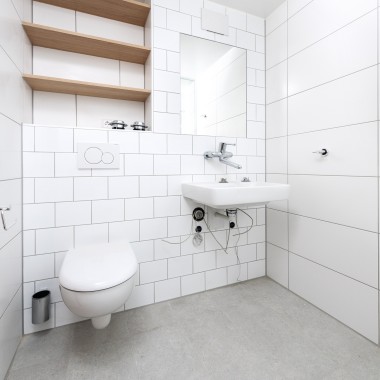 Bagno prefabbricato negli appartamenti del centro dialisi Bagno prefabbricato negli appartamenti del centro dialisi